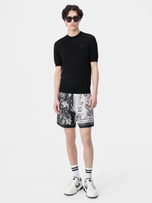 Amiri Bandana Floral Short Kurze Hose Herren Schwarz | 83764UPYG