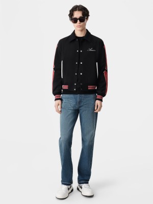 Amiri Bones Jacket Oberbekleidung Herren Schwarz Rot | 64089YHXU