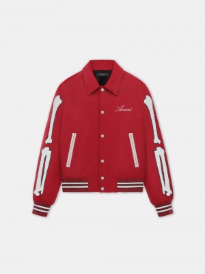 Amiri Bones Jacket Oberbekleidung Herren Rot | 42687URTH