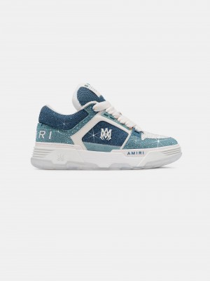 Amiri Crystal Ma-1 Sneakers Damen Blau | 01657NXQB