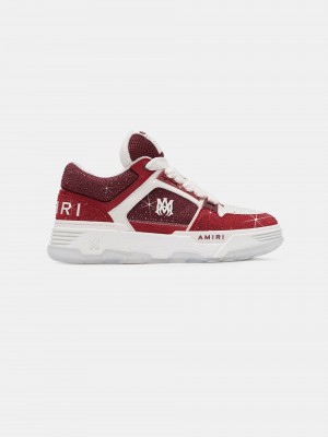 Amiri Crystal Ma-1 Sneakers Herren Bordeaux | 51860ILYK