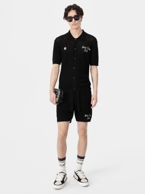 Amiri Surf Club Crotchet Short Strickwaren Herren Schwarz | 52640QXSR