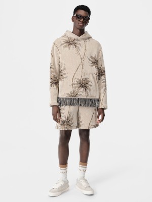 Amiri Twisted Palms Tapestry Hoodie Hemd Herren Alabaster | 17069AWOK