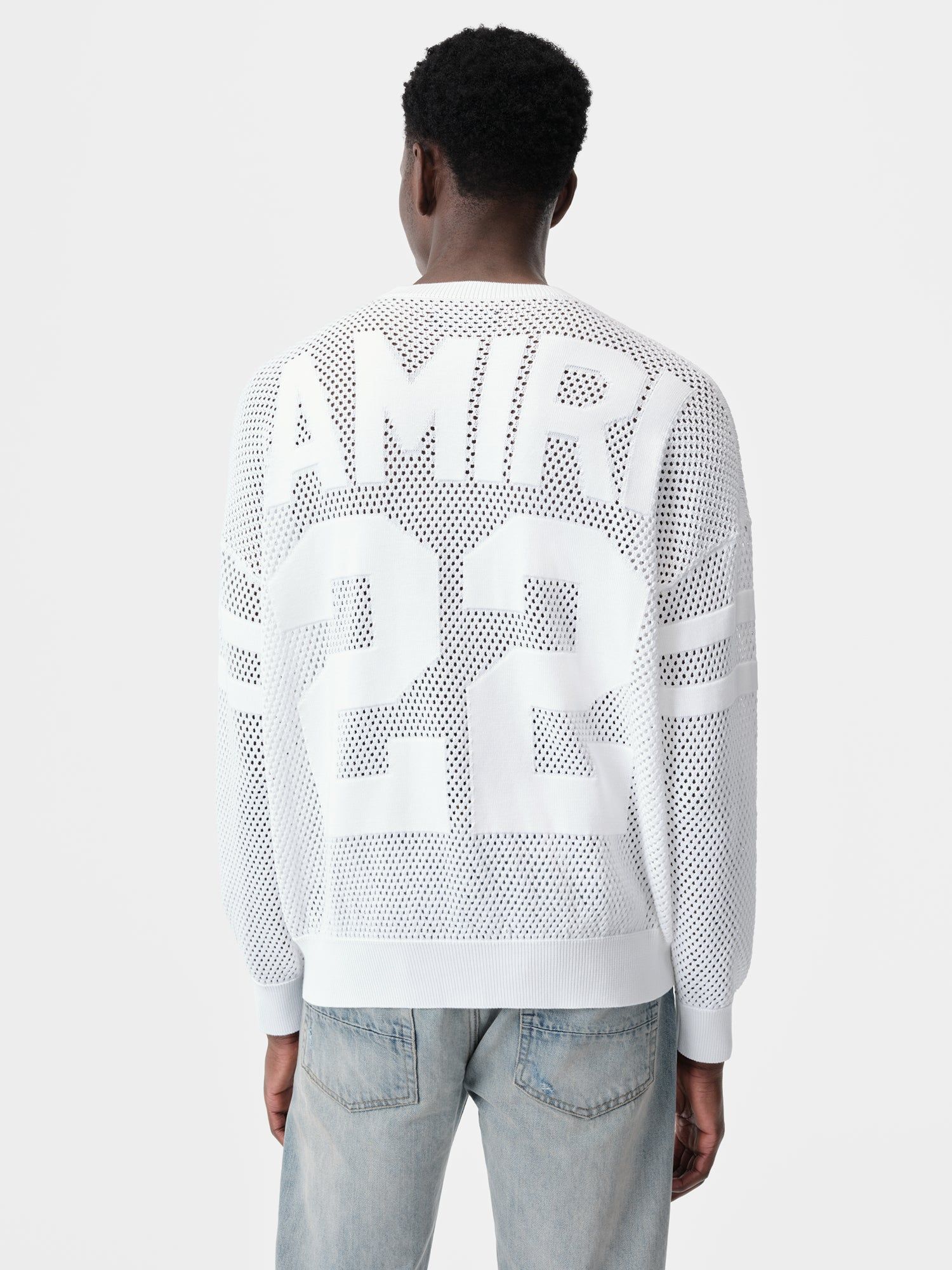 Amiri 22 Crew Strickwaren Herren Weiß | 65209IJHR