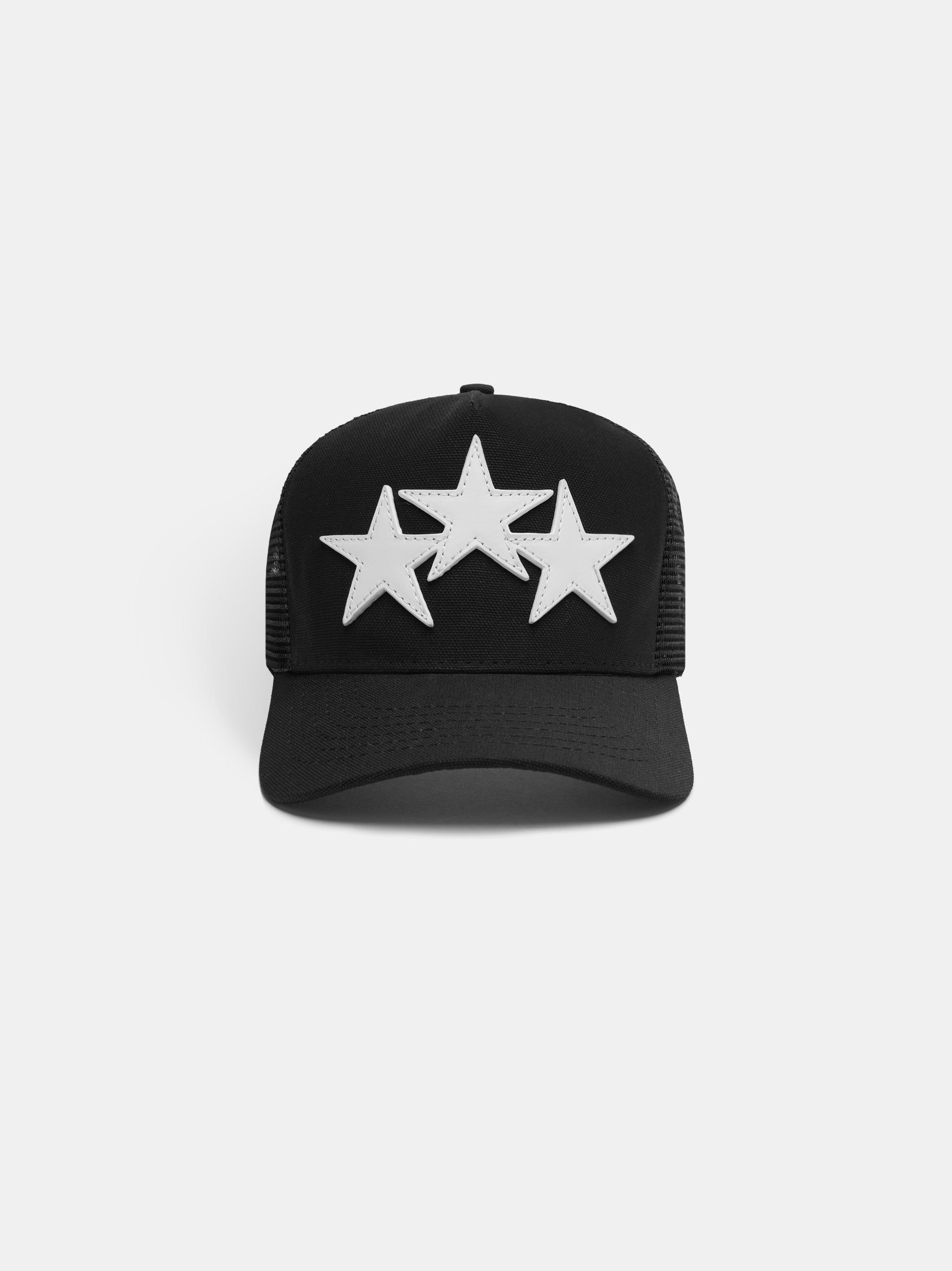 Amiri 3 Star Trucker Hat Hüte Herren Schwarz Weiß | 98461NVXP