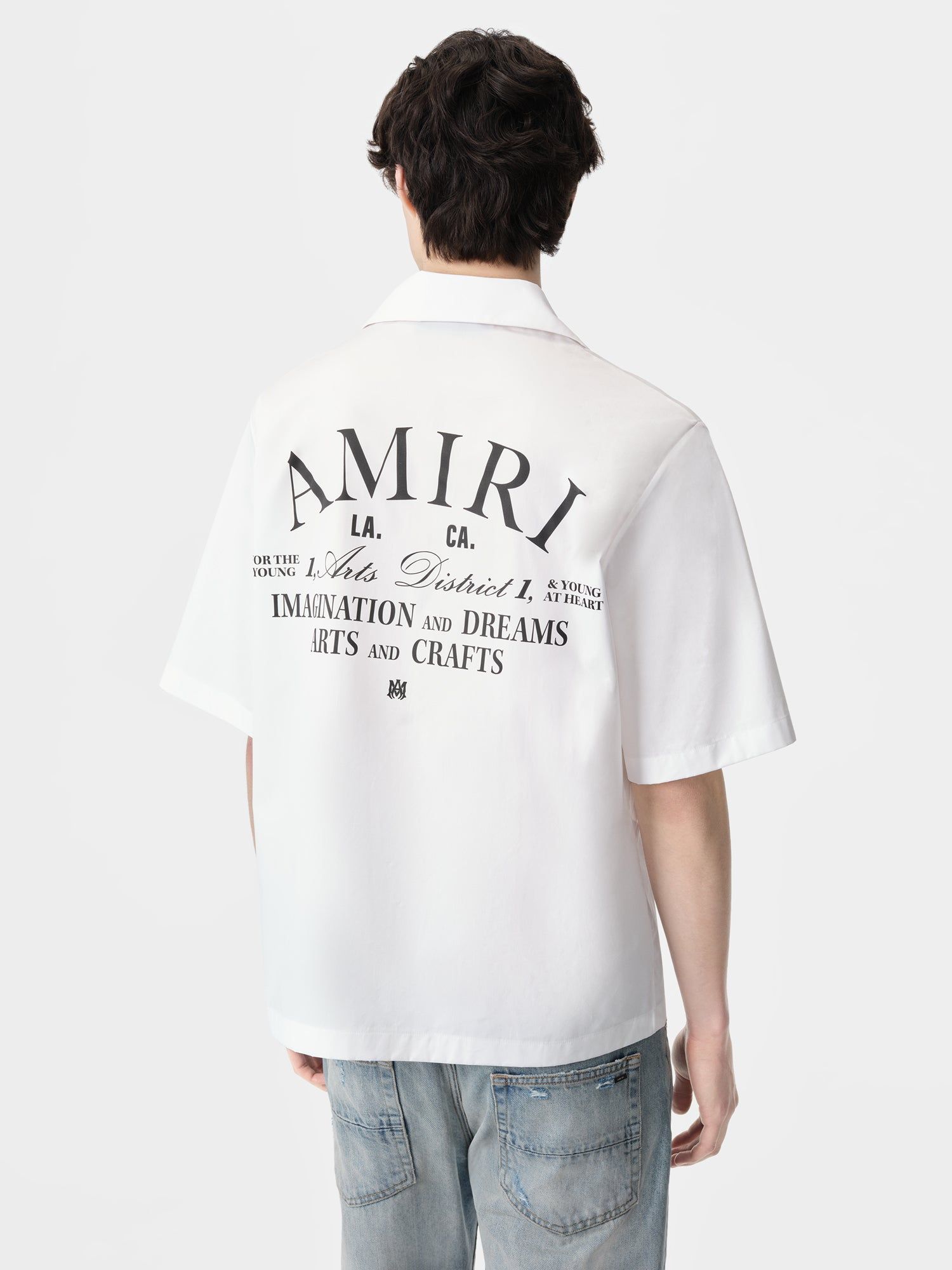 Amiri Arts District Camp Shirt Hemd Herren Weiß | 94305ACYH