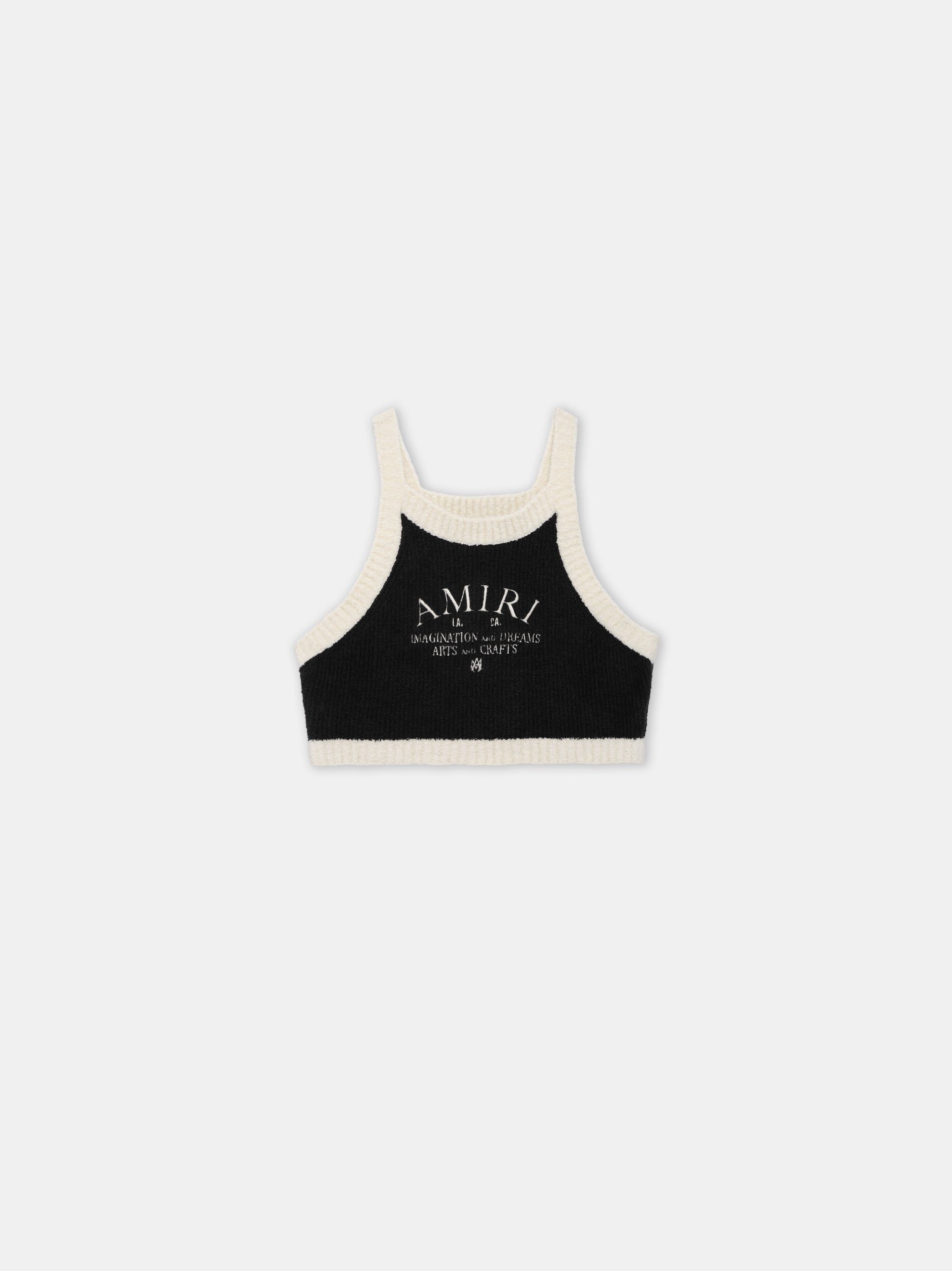 Amiri Arts District Tank Strickwaren Damen Schwarz | 98704EHSN