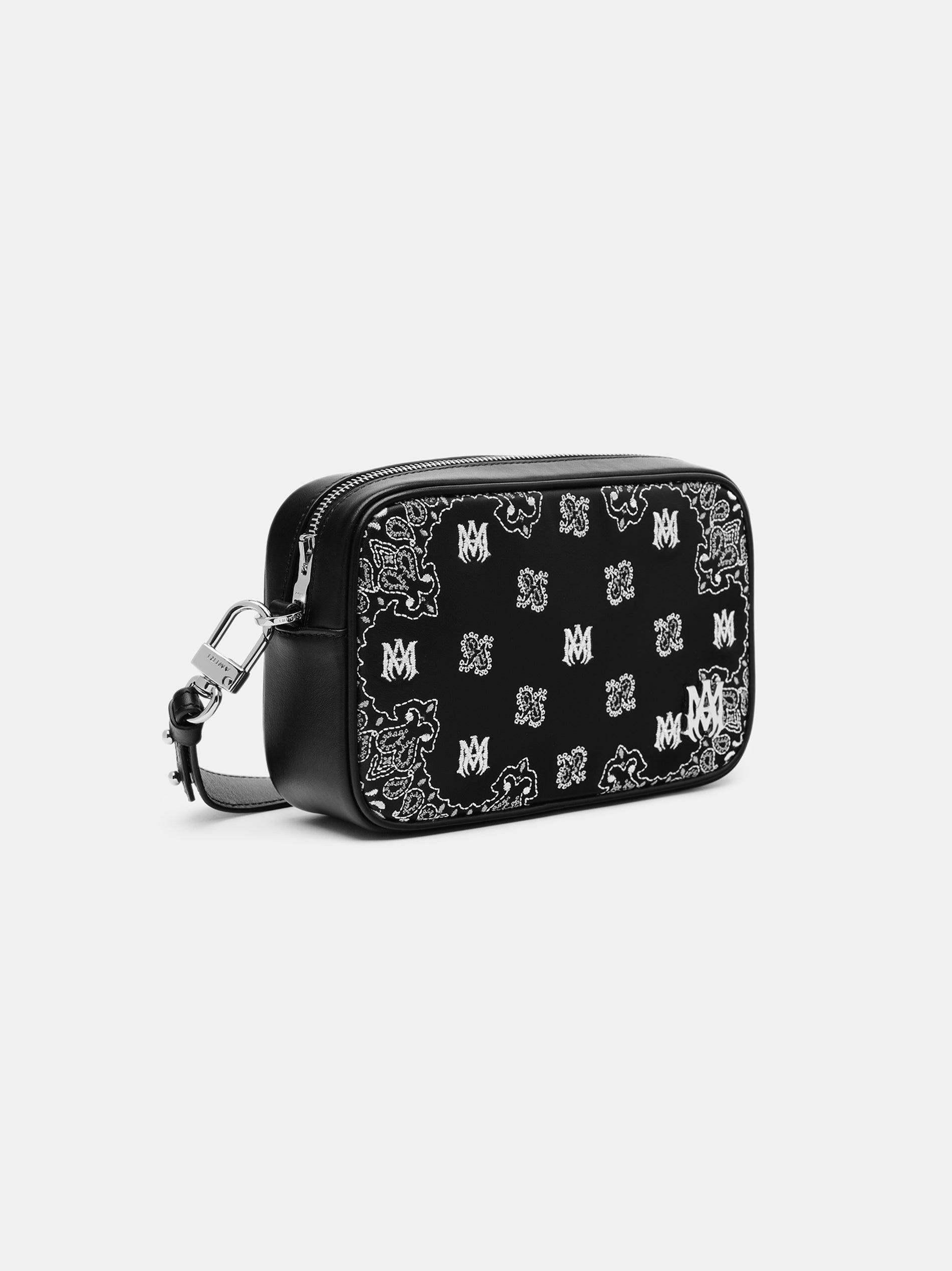 Amiri Bandana Embroidered Camera Case Taschen Herren Schwarz | 23816JPQW