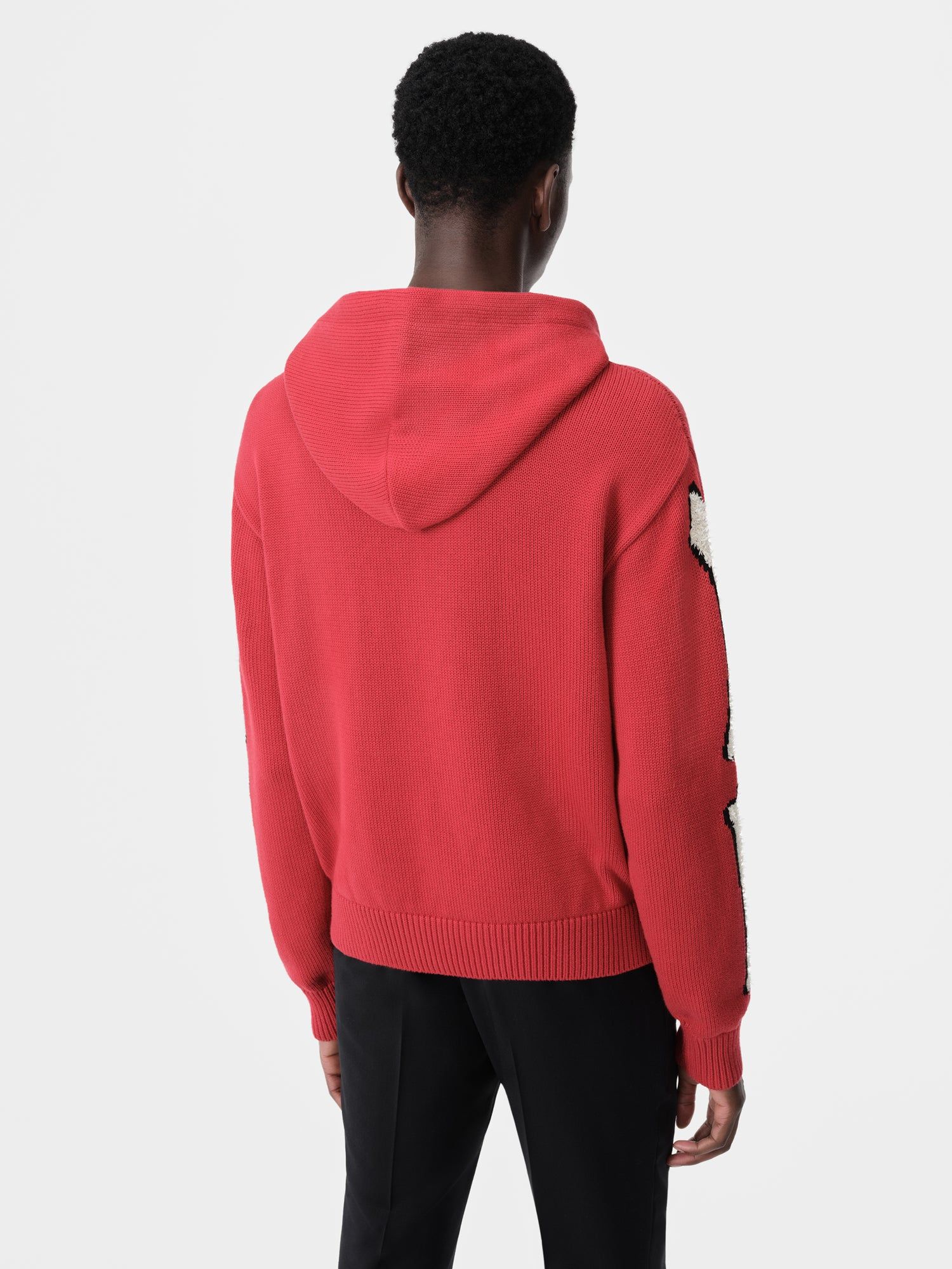 Amiri Bones Hoodie Strickwaren Herren Rot | 59276JDBH