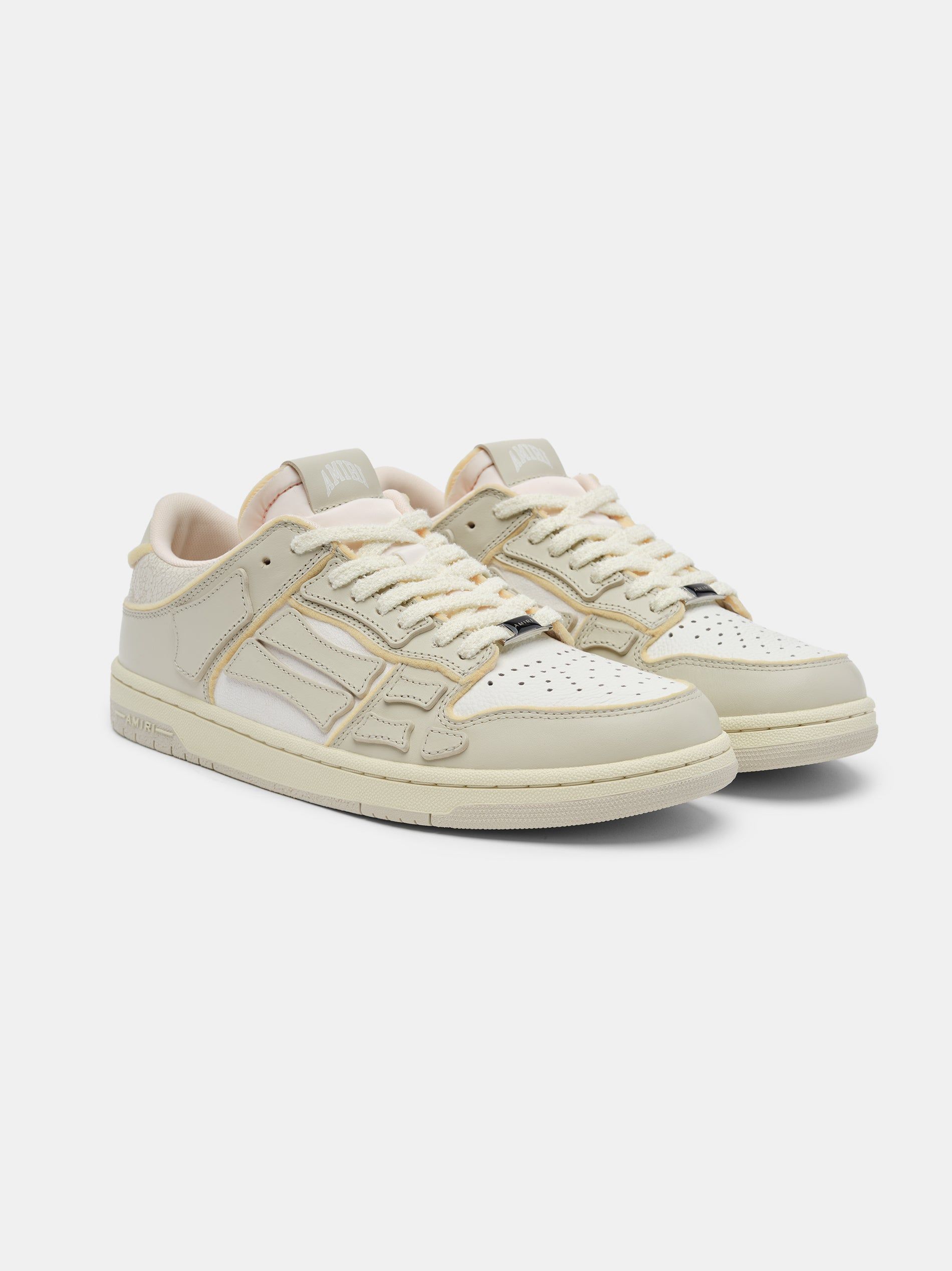 Amiri Collegiate Skel-top Low Sneakers Damen Weiß | 02561AOQI