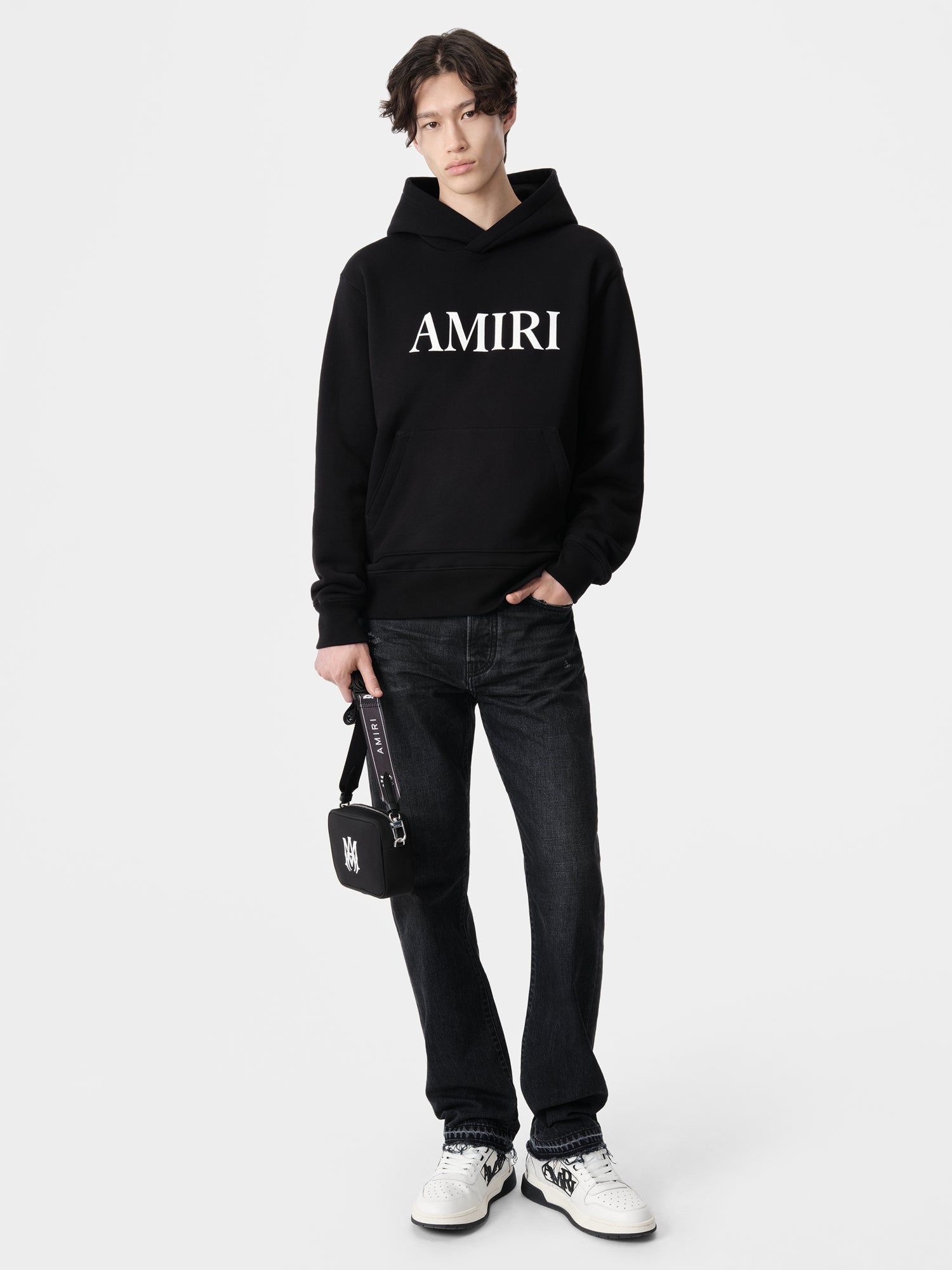 Amiri Core Logo Hoodie Sweatshirts Herren Schwarz | 94627HOZL