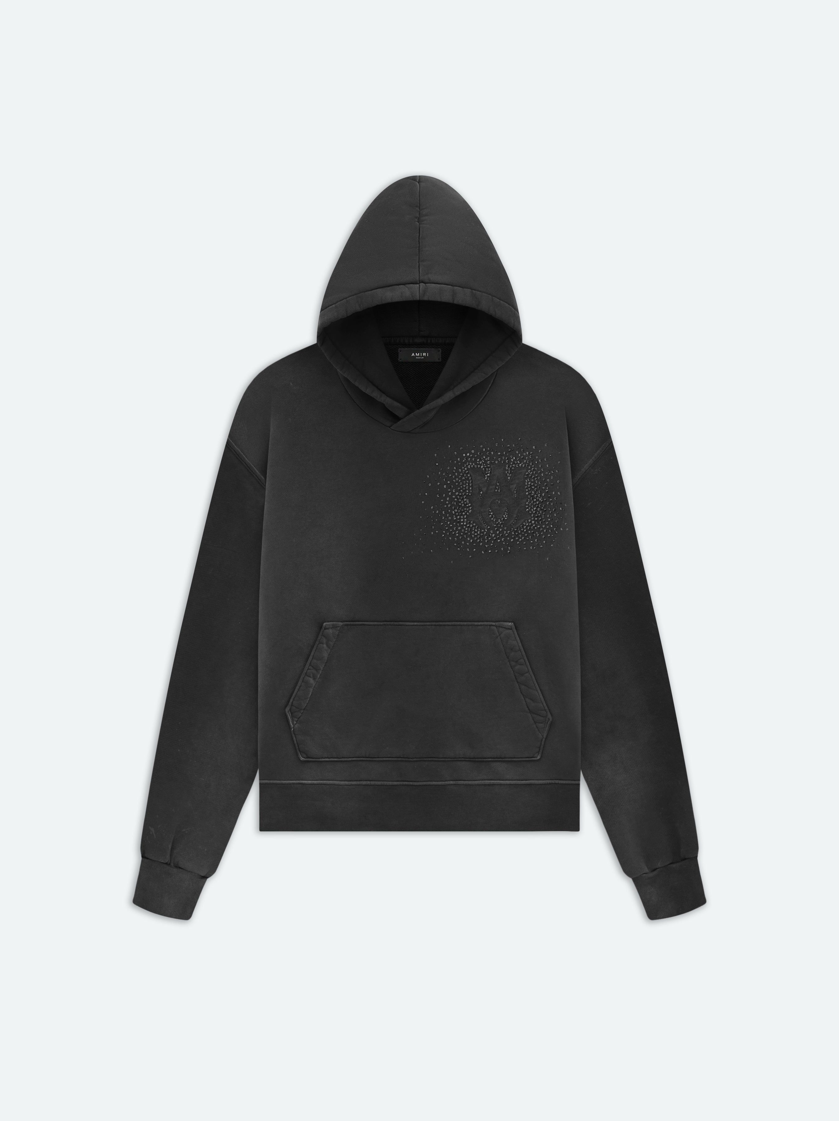 Amiri Crystal Burst Hoodie- Faded Black Sweatshirts Herren Schwarz | 96803OSFG