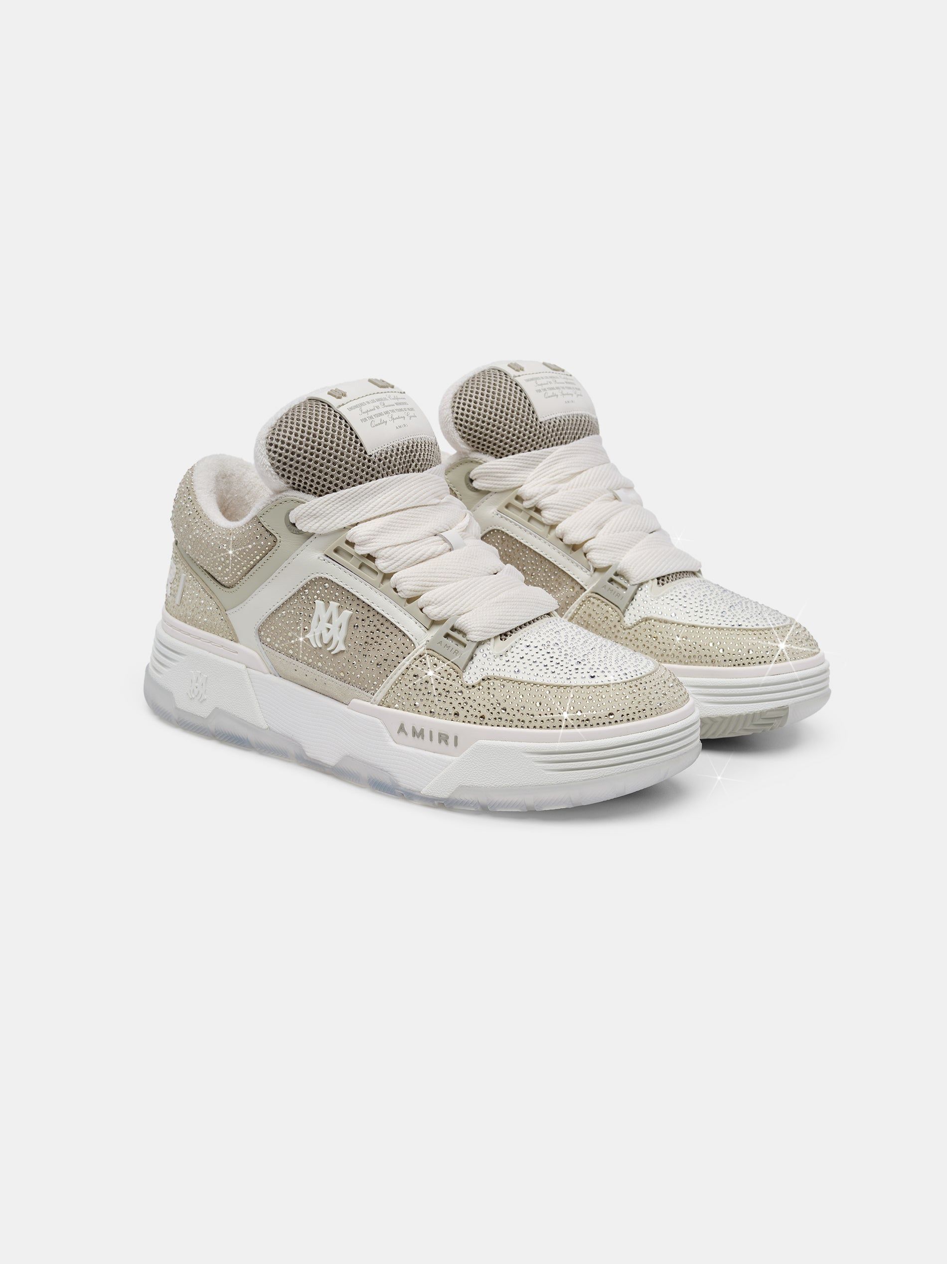 Amiri Crystal Ma-1 Sneakers Damen Alabaster | 60754KLUF