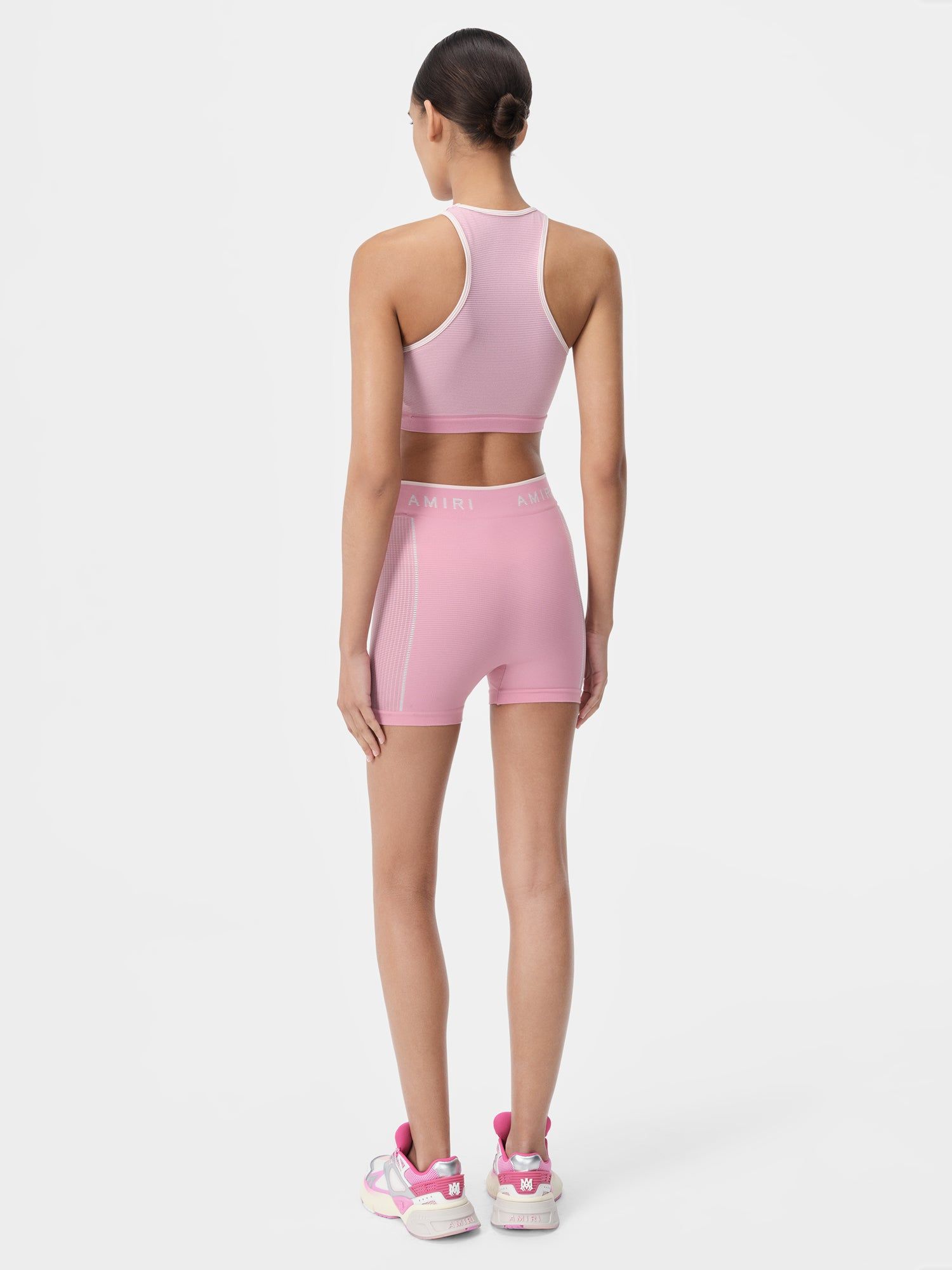 Amiri Ma Seamless Short Kurze Hose Damen Rosa | 68354OGMC