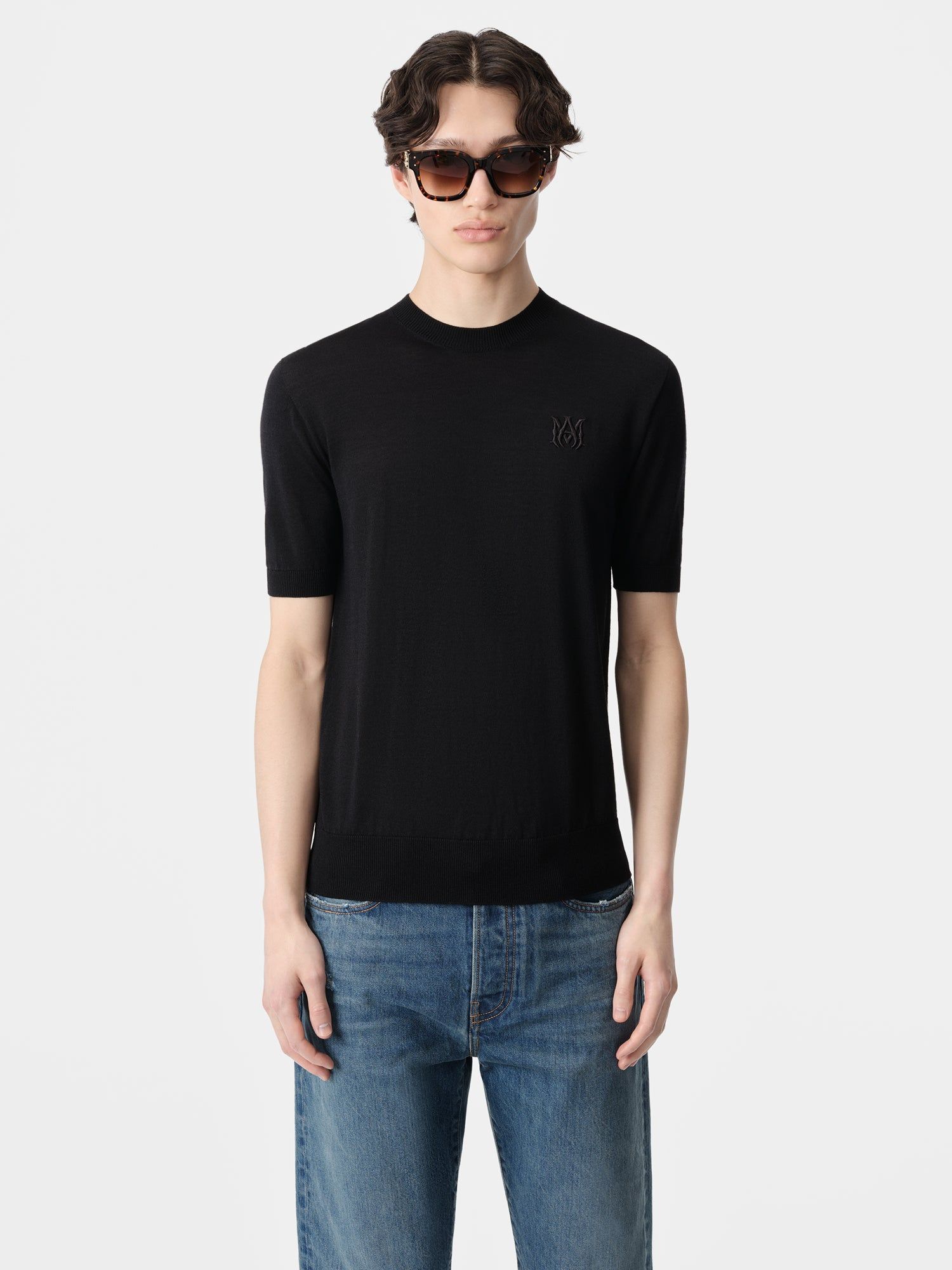 Amiri Ma Tee Strickwaren Herren Schwarz | 82451MVUP