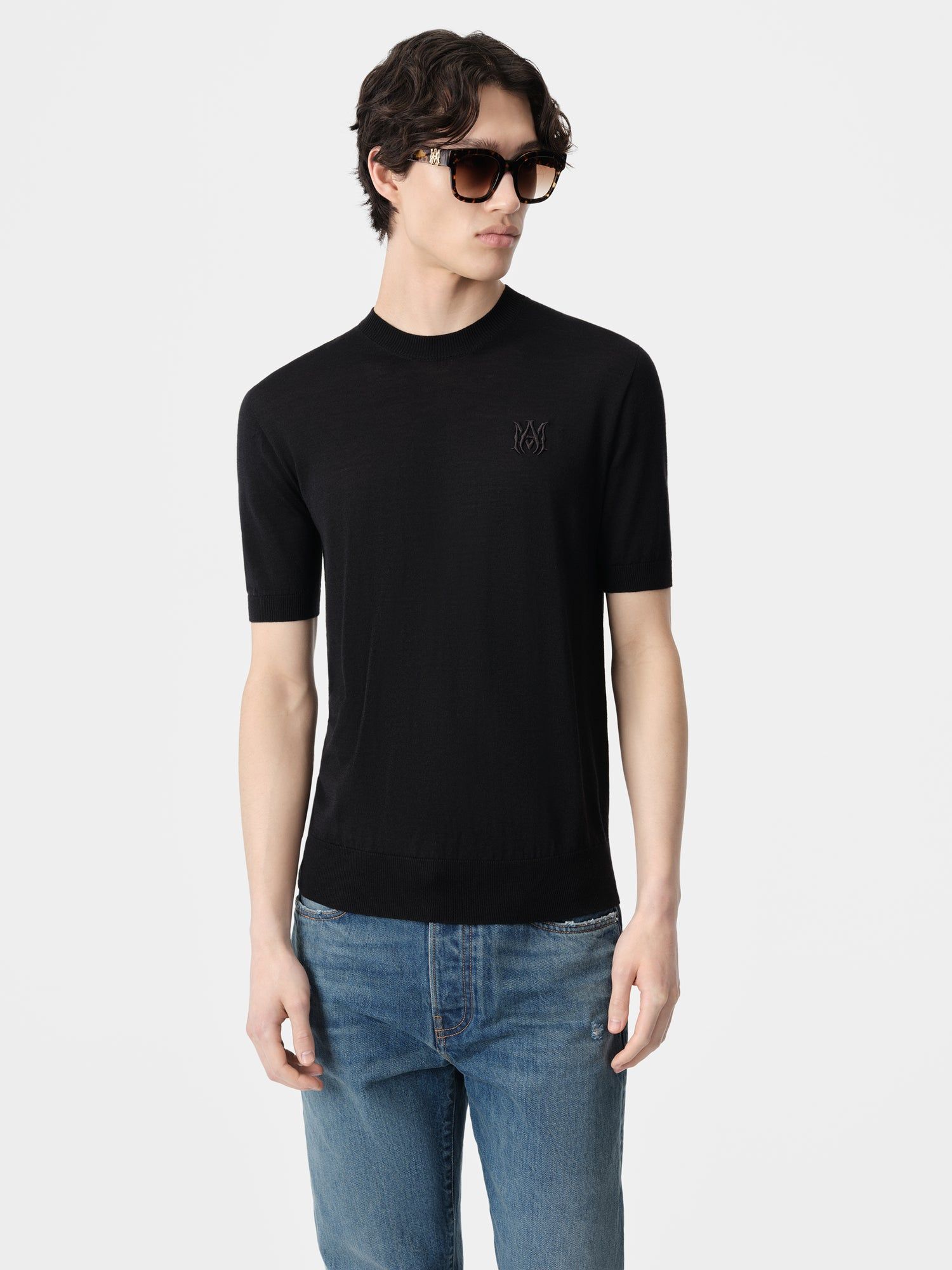 Amiri Ma Tee Strickwaren Herren Schwarz | 82451MVUP