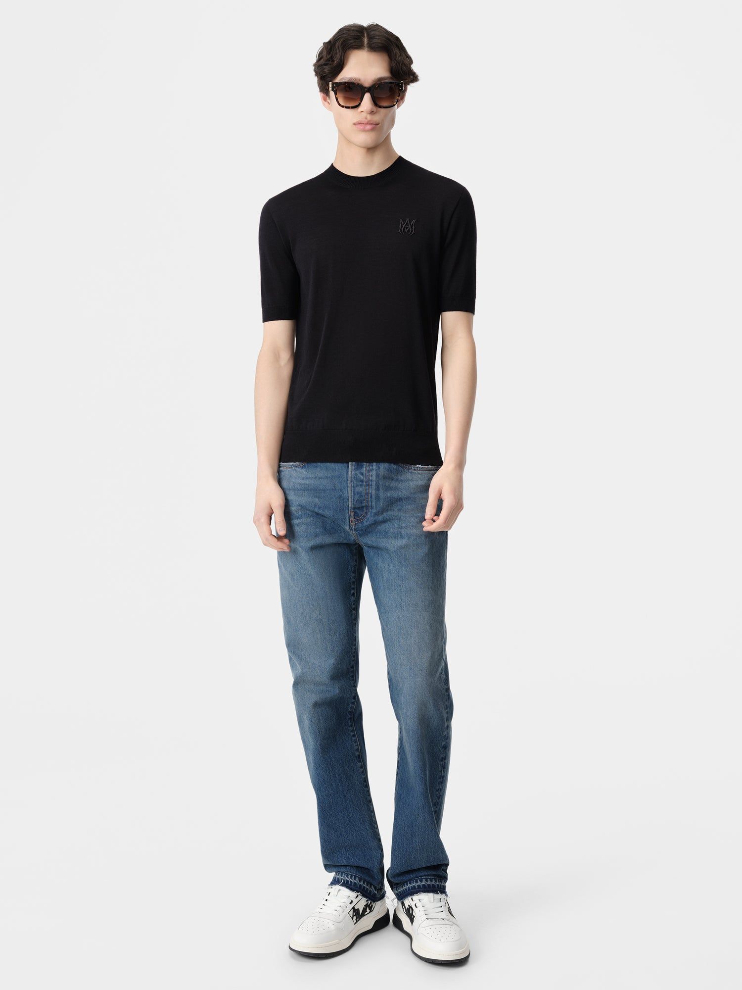 Amiri Ma Tee Strickwaren Herren Schwarz | 82451MVUP