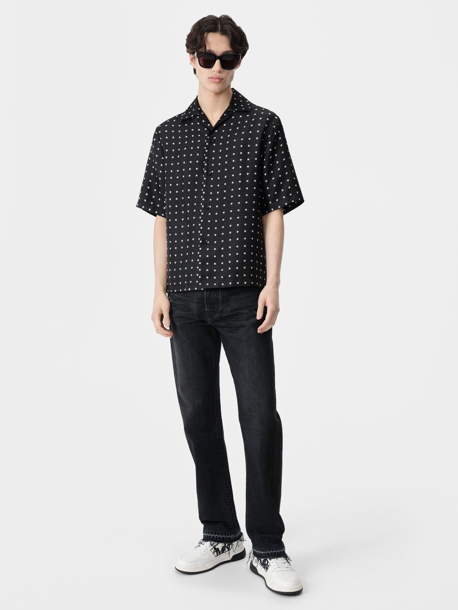 Amiri Mix And Match Ma Shirt Hemd Herren Schwarz | 54027QGSP