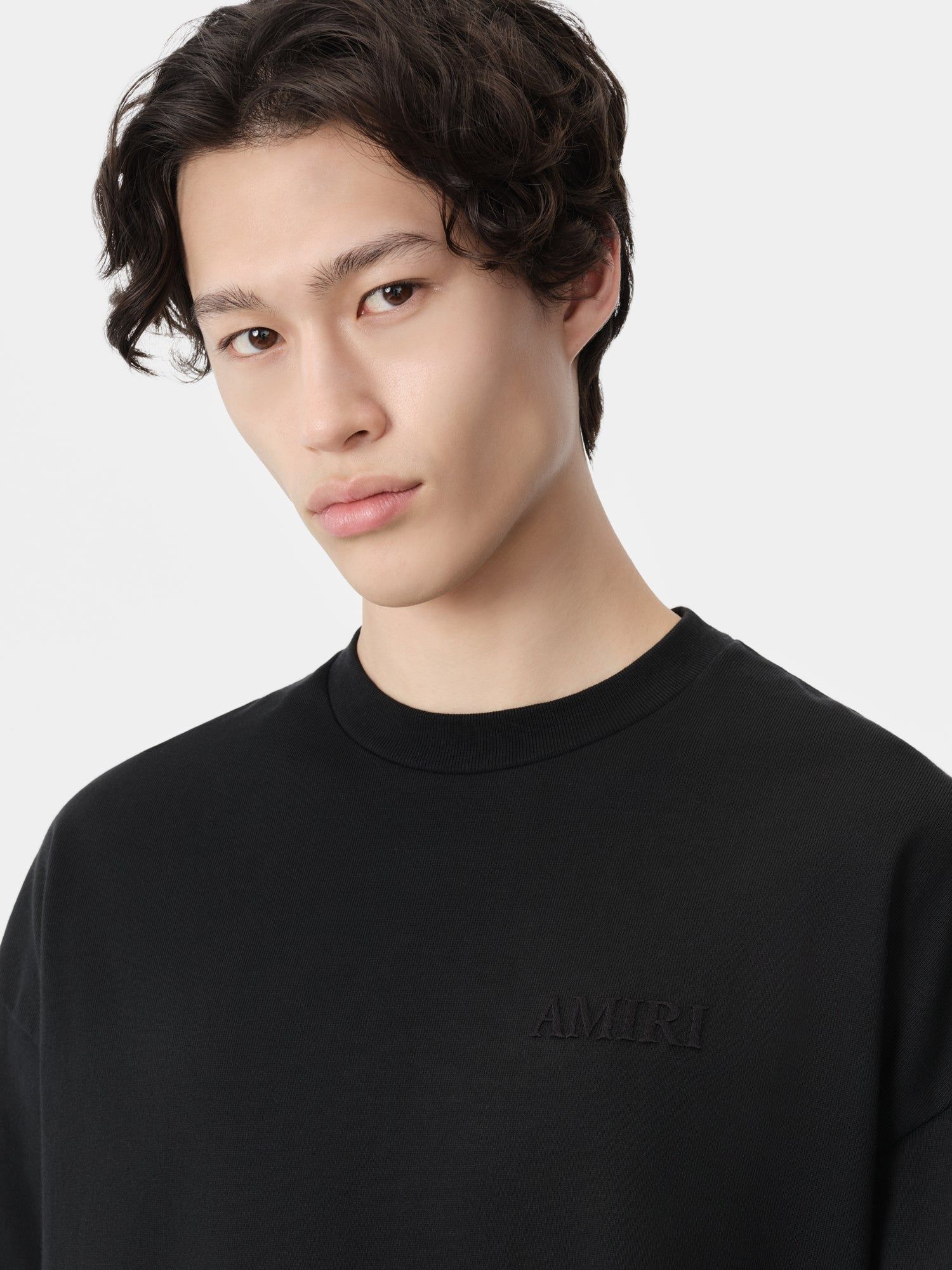 Amiri Oversized Tee T-shirts Herren Schwarz | 28160JISE