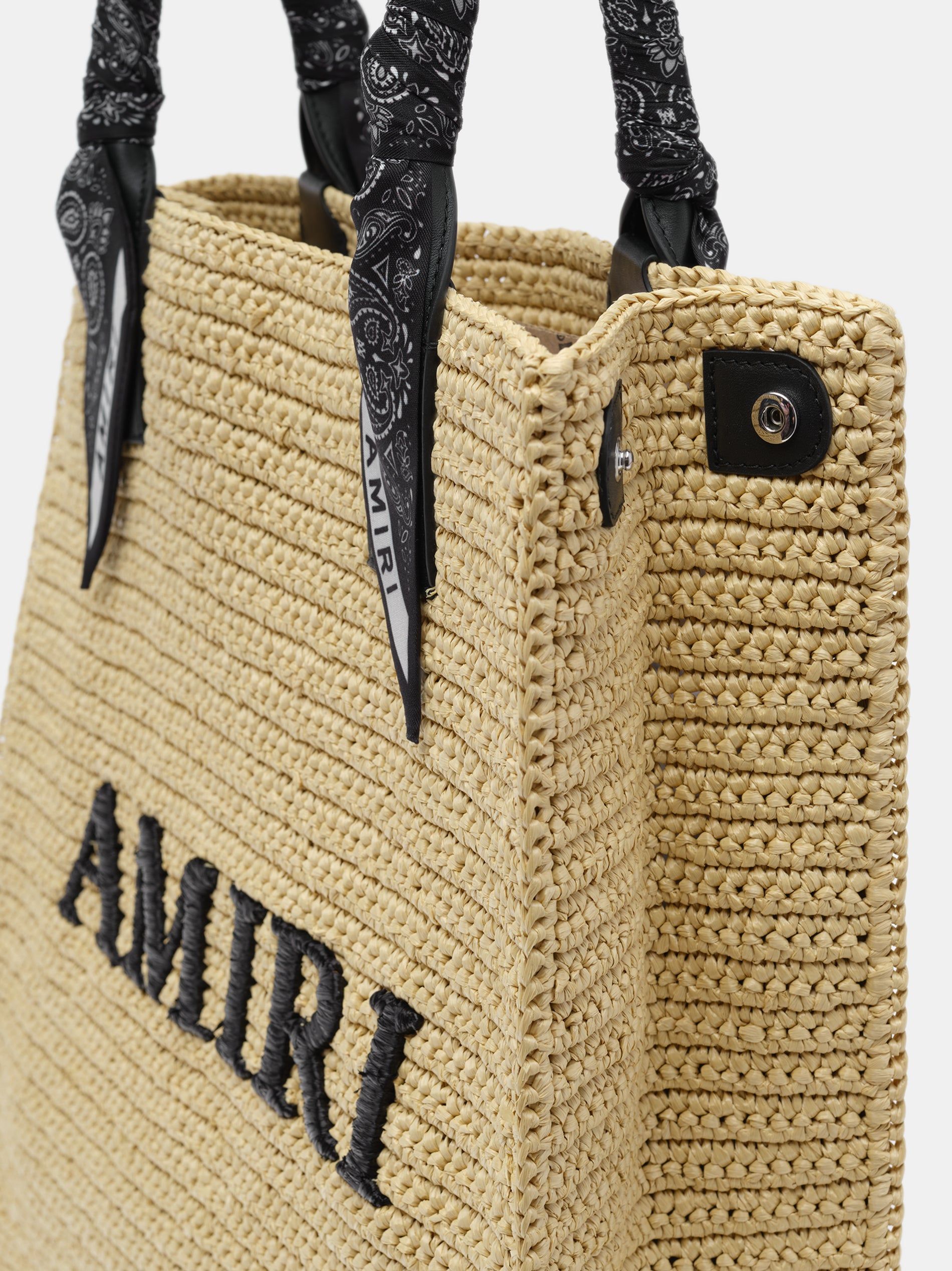 Amiri Raffia Tote Taschen Herren Schwarz | 69732QELD