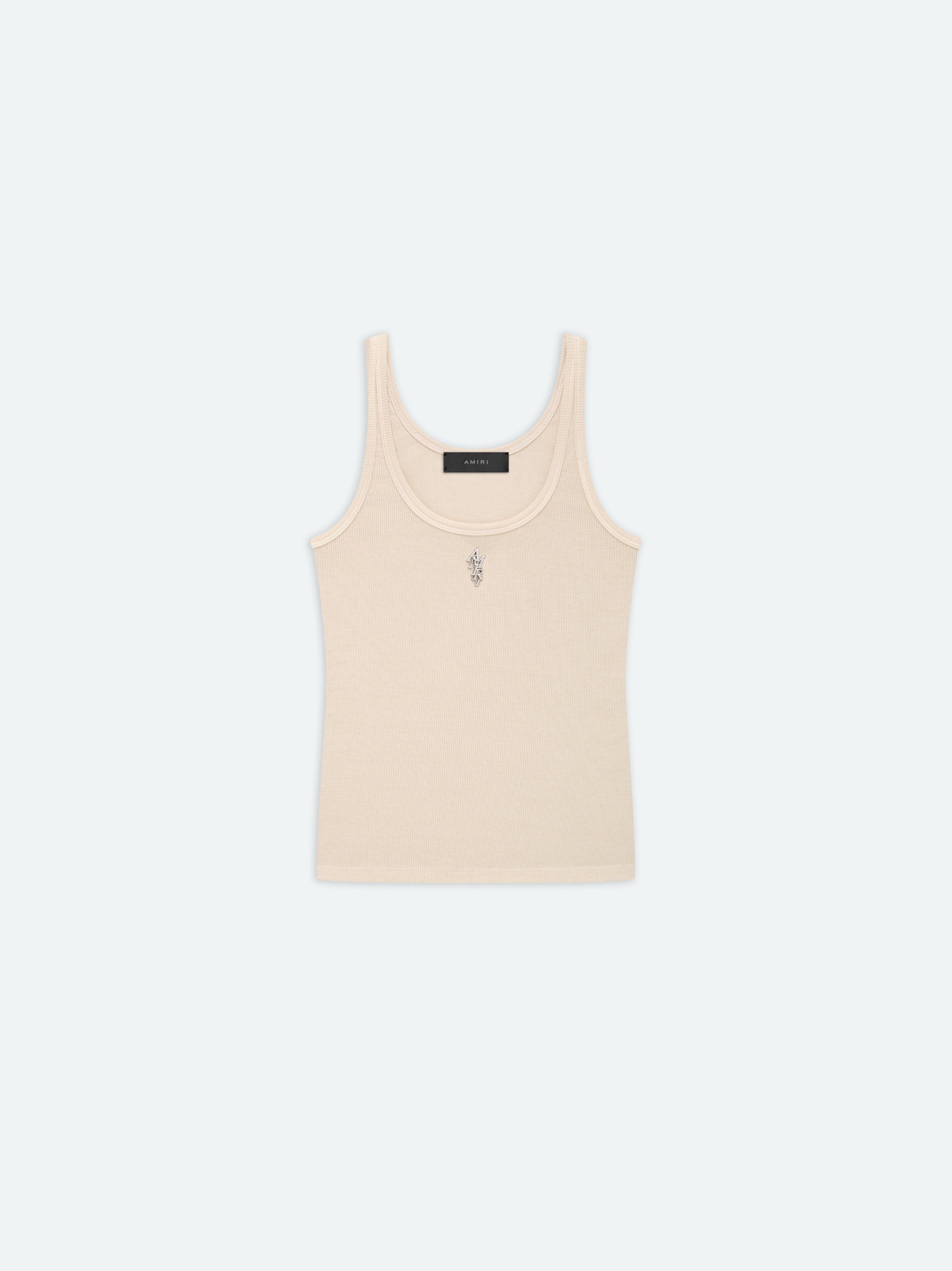 Amiri Rib Tank T-shirts Damen Braun | 34152KYRZ