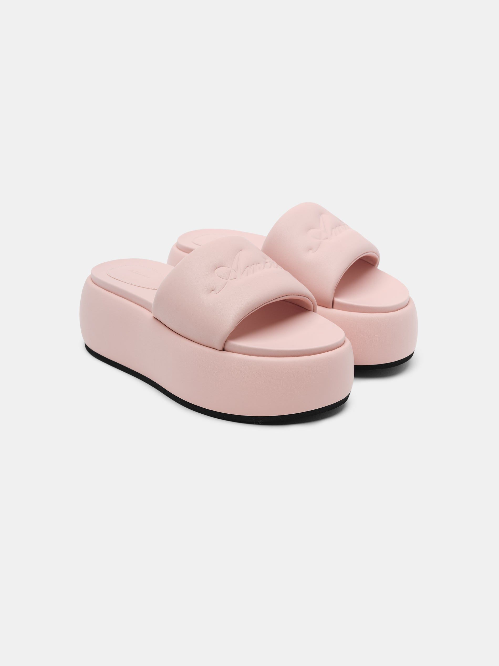 Amiri Script Platform Sandal Sandalen Damen Rosa | 61584ABOD