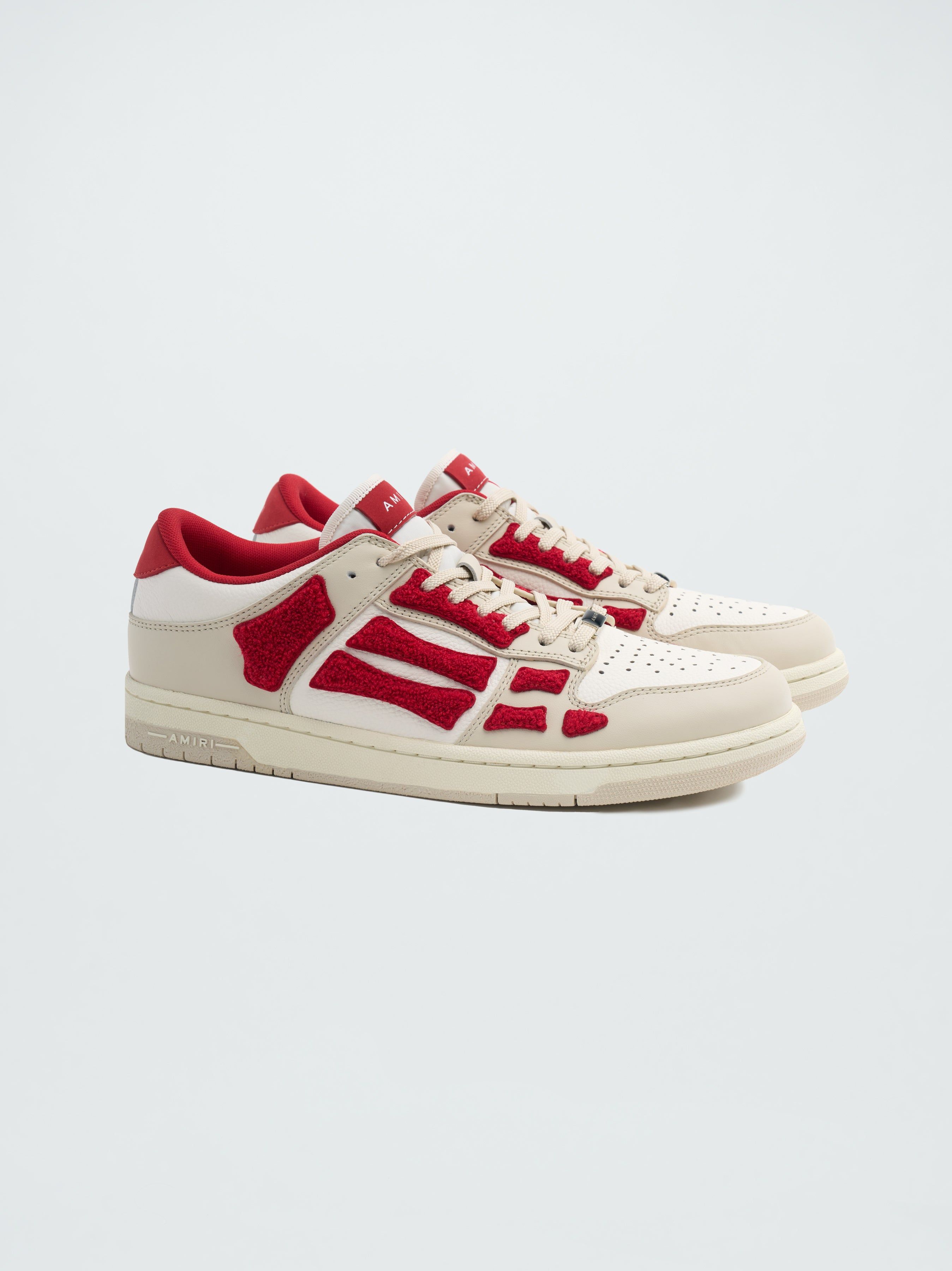 Amiri Skeltop Low Sneakers Damen Rot | 75632CJEN