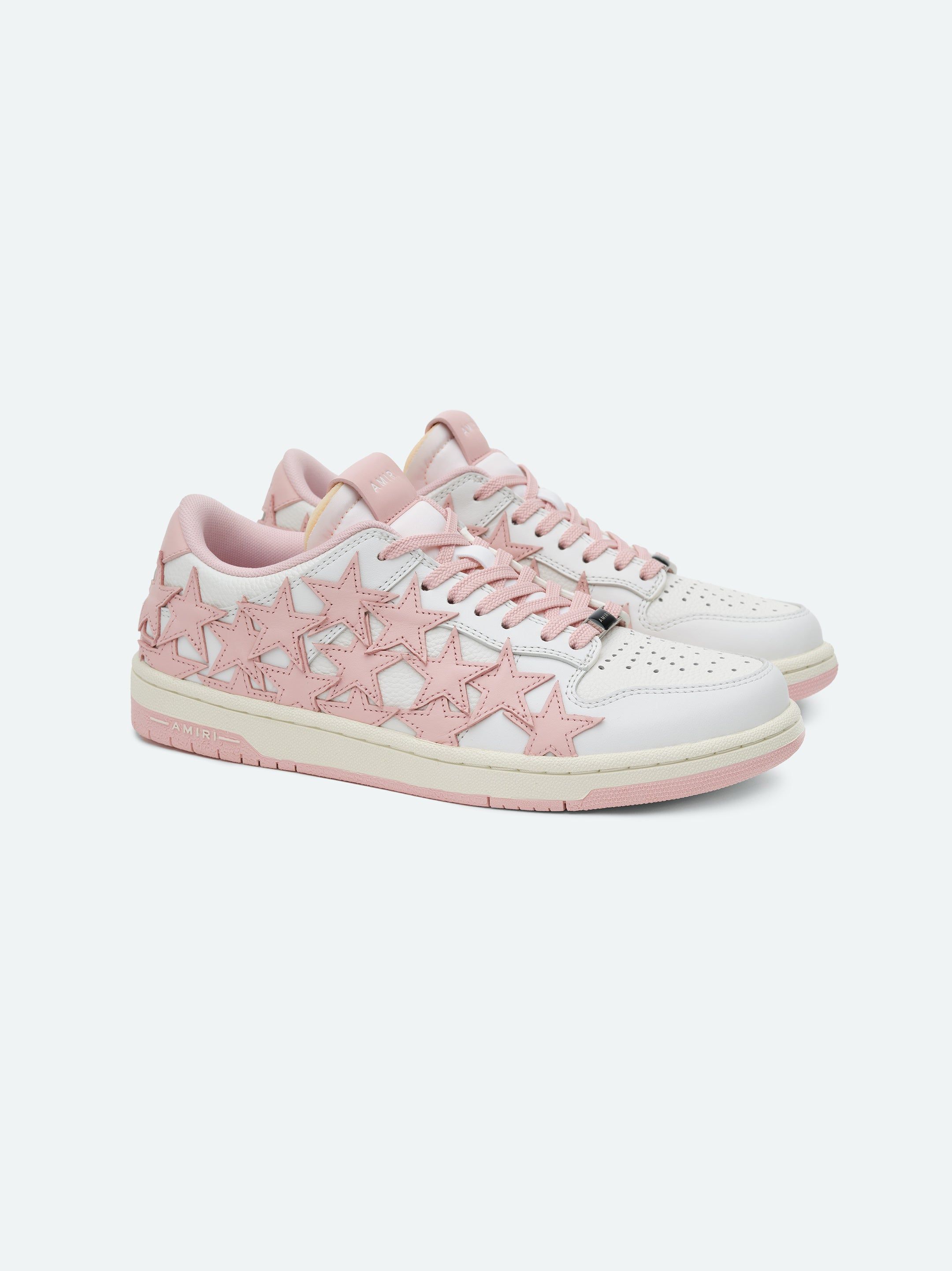 Amiri Stars Low Sneakers Damen Weiß Rosa | 84091PIAB