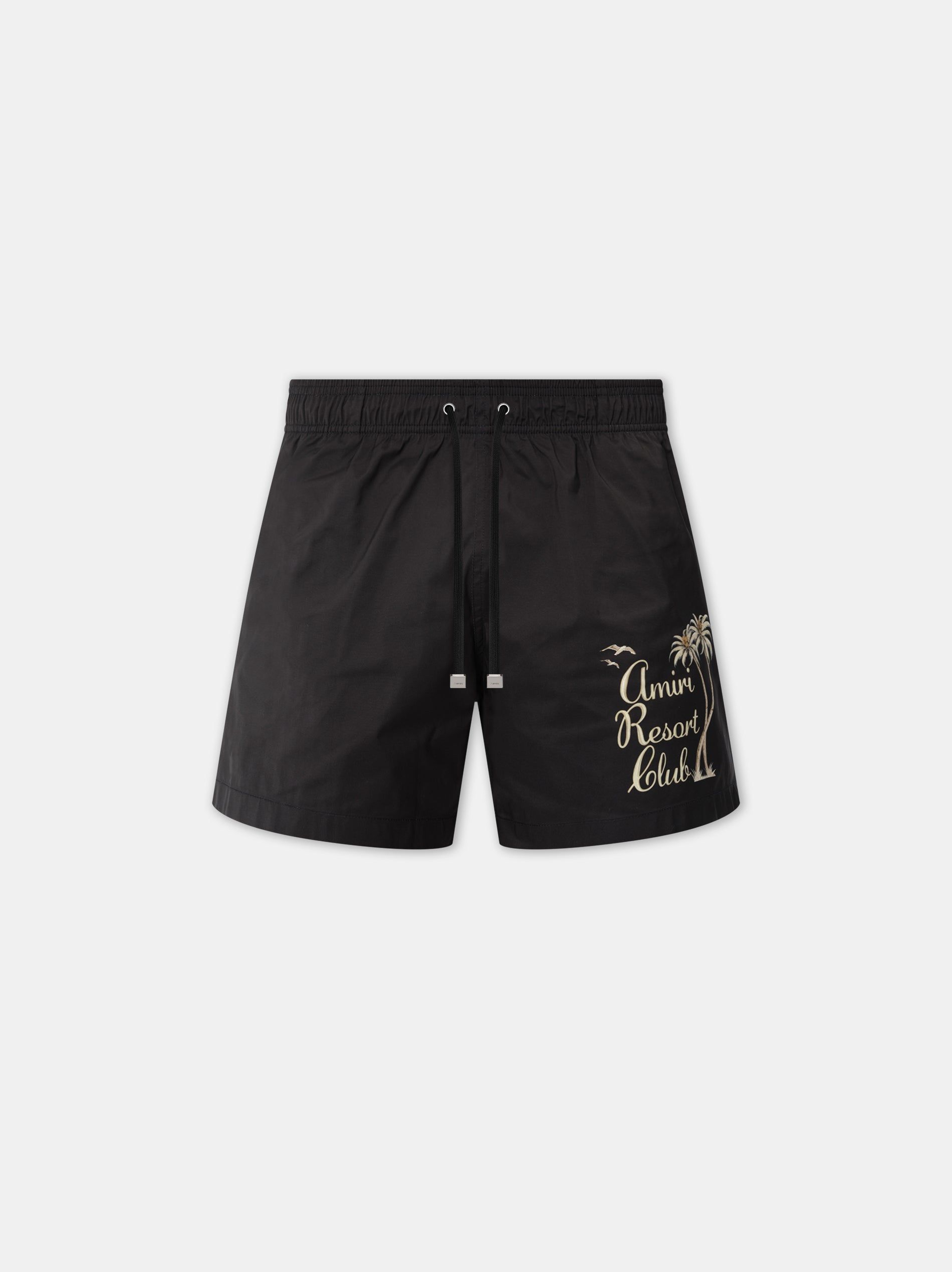 Amiri Twisted Palms Swim Trunk Bademode Herren Schwarz | 86154JNES