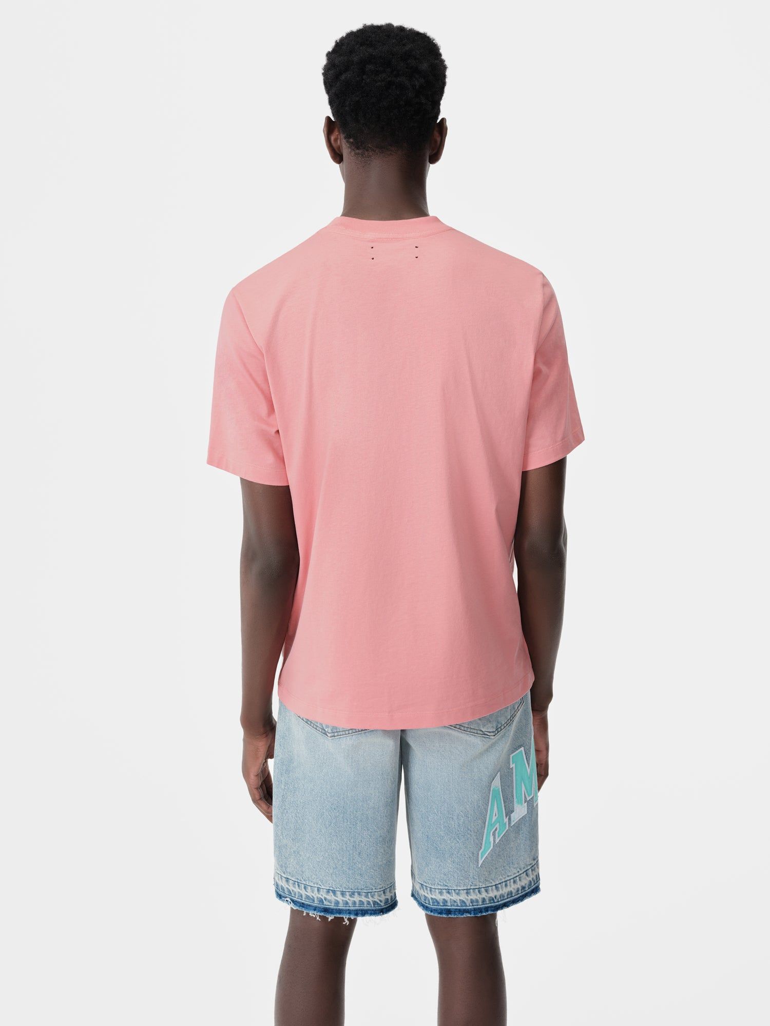 Amiri Twisted Palms Tee T-shirts Herren Rosa | 03827TJNZ